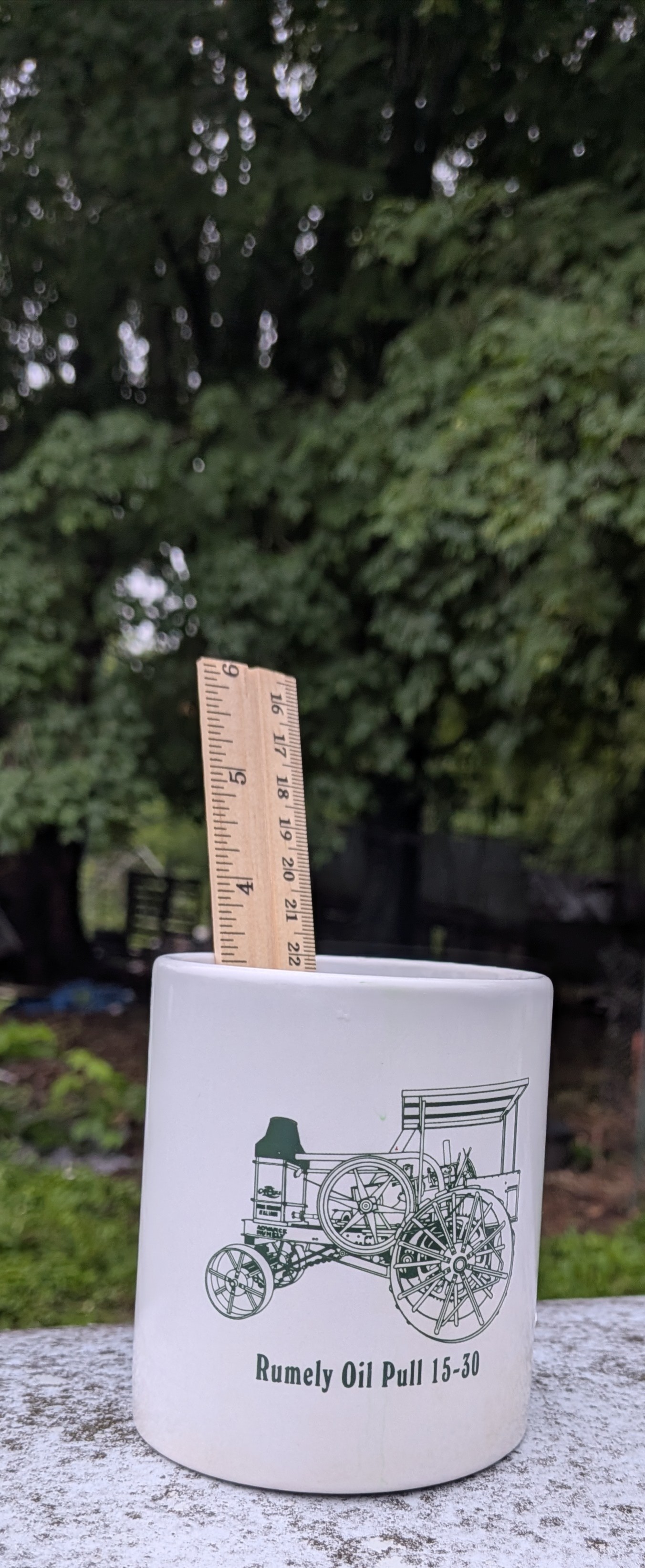 The Rumely Rain Gauge by Wickenchire Estate